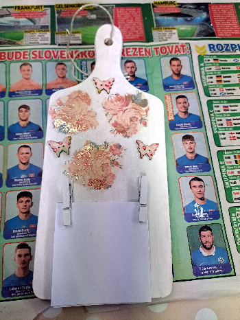 Decoupage na drevo - lopáriky